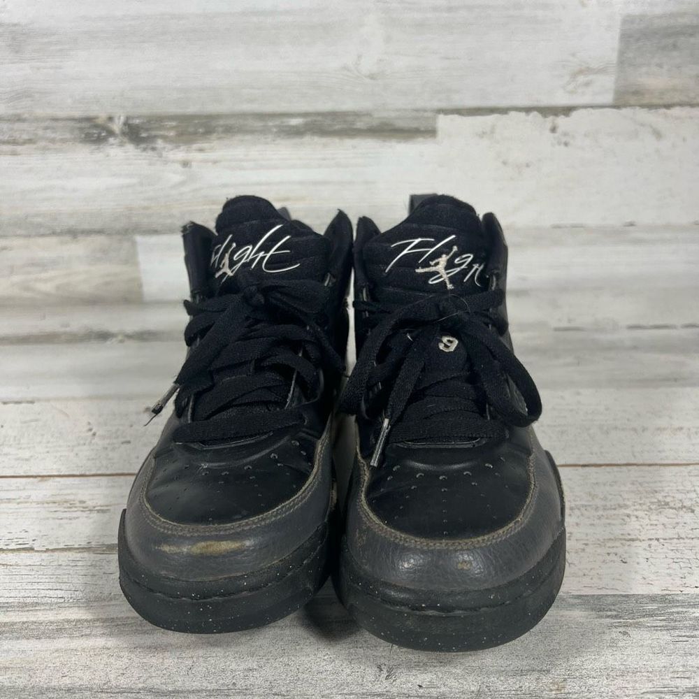 Nike‎ Jordan Flight Kid's Sneakers 654262-005 Black Lace Up Size 4Y - Picture 4 of 7